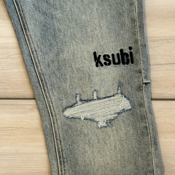 Ksubi Van Winkle Hunter Skinny Jeans Blue Size 30 NWT - Picture 3 of 8